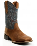 Cody James Men's Force Western Boots - Broad Square Toe | Blue | Free Delivery