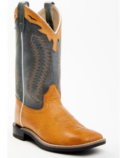 Cody James Boys' Barnwood Western Boots - Square Toe | Brown | Free Delivery