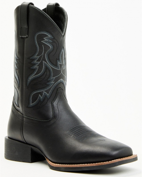 Cody James Men's Ace Performance Western Boots - Broad Square Toe | Black | Free Delivery