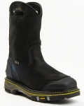 Cody James Men's Waterproof Met Guard Western Work Boots - Composite Toe | Black | Free Delivery