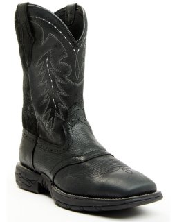 Cody James Men's Summit Lite Performance Boots - Broad Square Toe | Black | Free Delivery