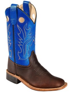 Cody James Little Boys' Thunder Western Boots - Broad Square Toe | Oiled Rust | Free Delivery