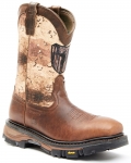 Cody James Men's Camo Flag Decimator Work Boot - Composite Toe | Brown | Free Delivery