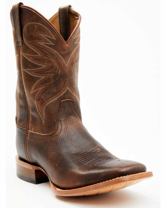 Cody James Men's McBride Western Boots - Broad Square Toe | Chocolate | Free Delivery