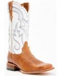 Cody James Men's Tomahawk Western Boots - Broad Square Toe | White | Free Delivery