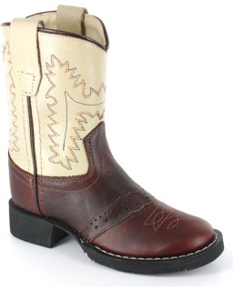 Cody James Toddler Boys' Roper Western Boots - Round Toe | Brown | Free Delivery