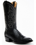 Cody James Men's Exotic Ostrich Leg Western Boots - Round Toe | Black | Free Delivery