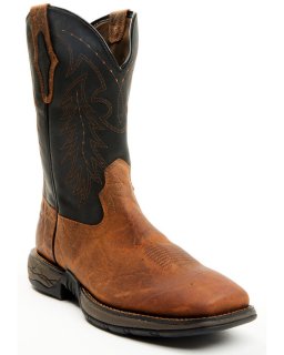 Cody James Men's Summit Lite Performance Boots - Broad Square Toe | Brown | Free Delivery