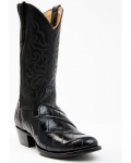 Cody James Men's Exotic American Alligator Western Boots - Round Toe | Black | Free Delivery