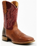 Cody James Men's Hoverfly Western Performance Boots - Broad Square Toe | Red/brown | Free Delivery
