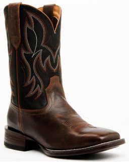 Cody James Men's Hoverfly Performance Western Boots - Broad Square Toe | Brown | Free Delivery