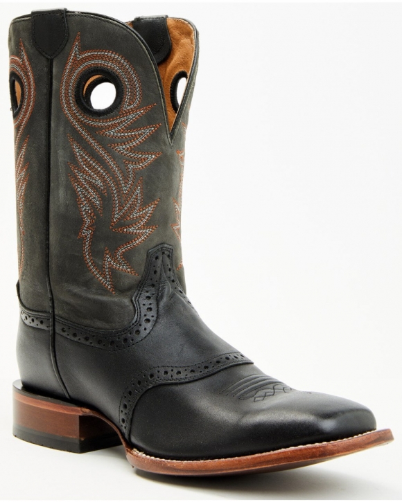 Cody James Men's Sinatra Western Boots - Broad Square Toe | Brown | Free Delivery