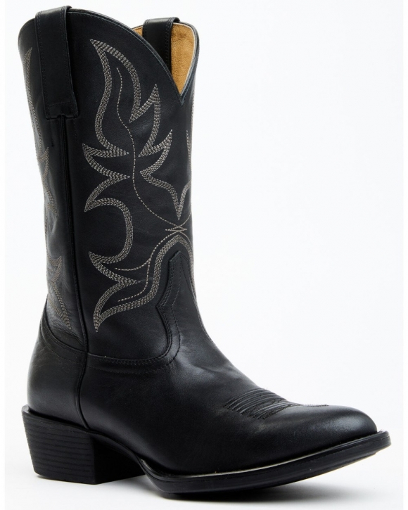 Cody James Men's Larsen Western Boots - Round Toe | Black | Free Delivery