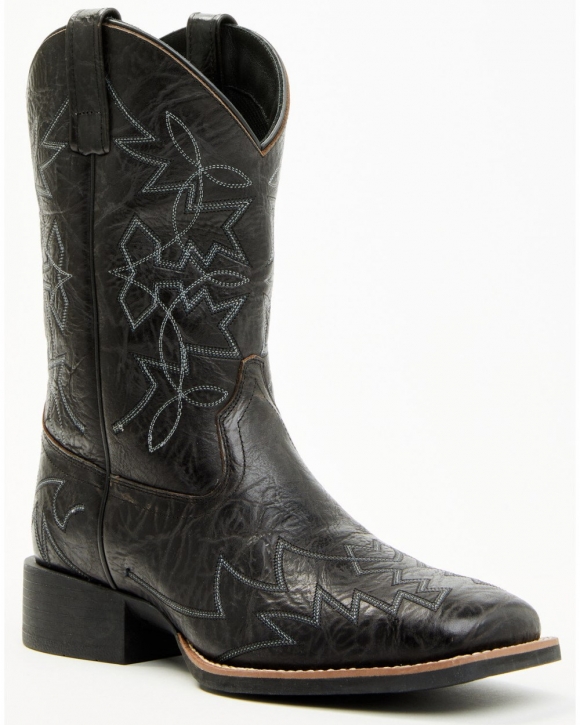 Cody James Men's Ace Performance Western Boots - Broad Square Toe | Black | Free Delivery