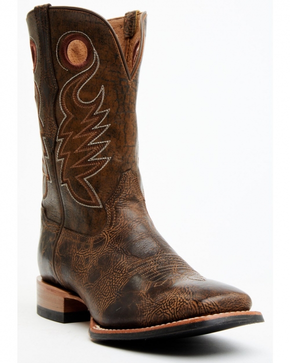 Cody James Men's Union Performance Western Boots - Broad Square Toe | Brown | Free Delivery