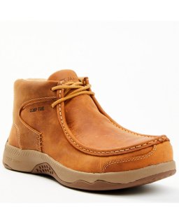 Cody James Men's Casual Wallabee Big Brother Lace-Up Work Boots - Composite Toe | Tan | Free Delivery
