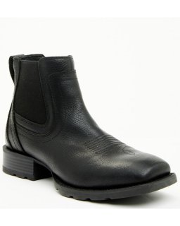 Cody James Men's Ranger Chelsea Boots - Broad Square Toe | Black | Free Delivery