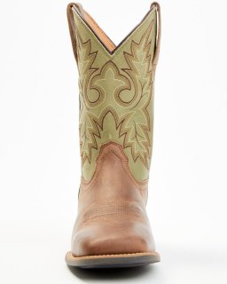 Cody James Men's Badge Xero Gravity Western Boots - Broad Square Toe | Brown | Free Delivery