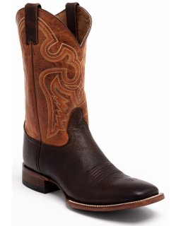 Cody James Men's Enterprise Western Boots - Broad Square Toe | Brown | Free Delivery