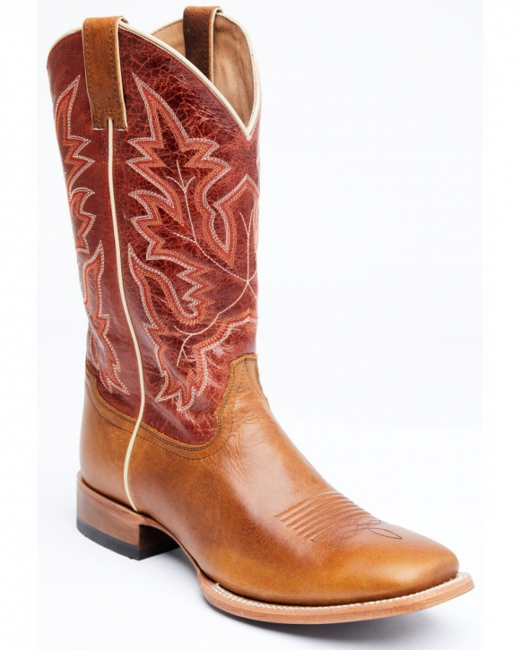 Cody James Men's Wittsburg Western Boots - Broad Square Toe | Natural | Free Delivery