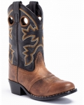 Cody James Boys' Western Boots - Round Toe | Brown | Free Delivery