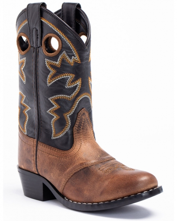 Cody James Boys' Western Boots - Round Toe | Brown | Free Delivery