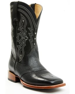 Cody James Men's Ashland Western Boots - Broad Square Toe | Black | Free Delivery