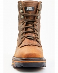 Cody James Men's Decimator Vibram Lace-Up Work Boots - Composite Toe | Brown | Free Delivery