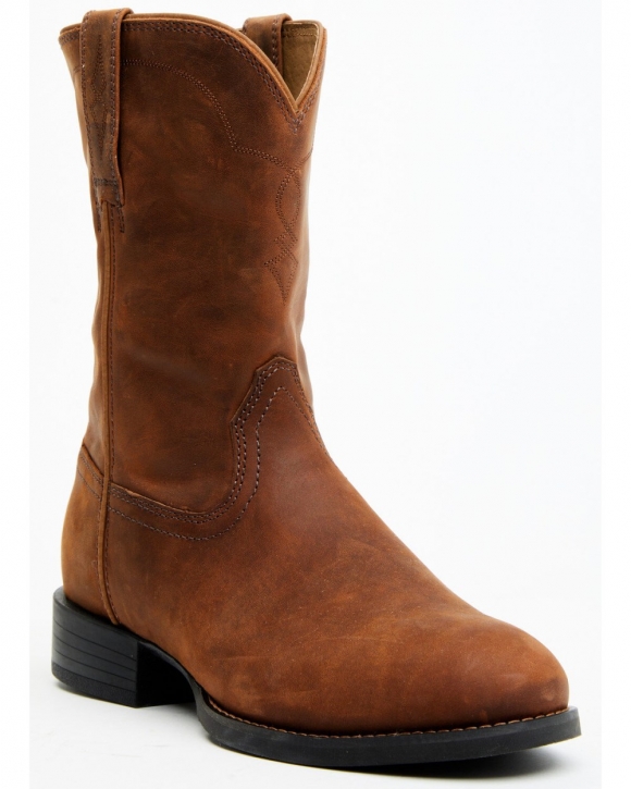 Cody James Cush Core Men's Highland Roper Western Boots - Round Toe | Brown | Free Delivery