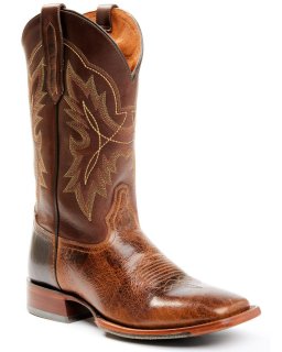Cody James Men's Blue Collection Western Performance Boots - Broad Square Toe | Brown | Free Delivery