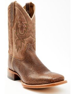 Cody James Men's Wade Western Boots - Broad Square Toe | Brown | Free Delivery