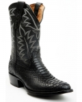 Cody James Men's Exotic Python Western Boots - Round Toe | Black | Free Delivery