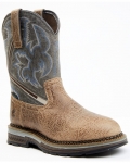 Cody James Men's Disruptor Tyche Eccentric Soft Pull On Work Boots - Soft Toe | Grey | Free Delivery