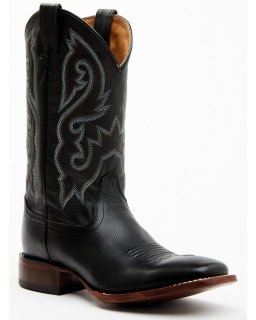 Cody James Men's Square Toe Stockman Boots | Black | Free Delivery