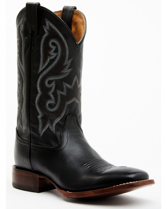 Cody James Men's Square Toe Stockman Boots | Black | Free Delivery