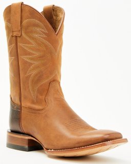 Cody James Men's McBride Roughout Western Boots - Broad Square Toe | Tan | Free Delivery