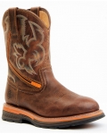 Cody James Men's Disruptor Tyche Chill Zone Soft Pull On Work Boots - Soft Toe | Brown | Free Delivery