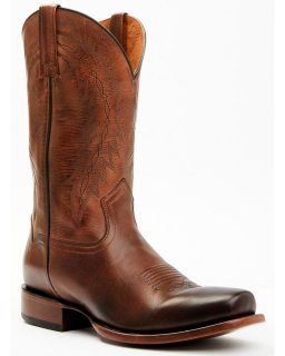 Cody James Men's Handcrafted Western Boots - Square Toe | Brown | Free Delivery