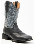 Cody James Men's Badge Xero Gravity Western Boots - Broad Square Toe | Black | Free Delivery