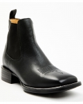Cody James Men's Jones Chelsea Boots - Broad Square Toe | Black | Free Delivery