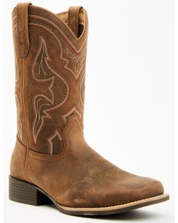 Cody James Cush Core Men's Maverick Performance Western Boots - Broad Square Toe | Brown | Free Delivery