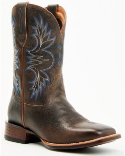 Cody James Hoverfly Axel Performance Western Boots - Broad Square Toe | Brown | Free Delivery