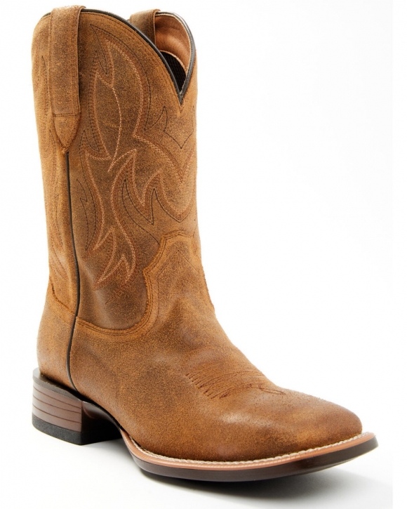 Cody James Men's Hoverfly Western Performance Boots - Broad Square Toe | Coffee | Free Delivery