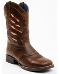 Cody James Boys' Ripped Flag Western Boots - Broad Square Toe | Multi | Free Delivery