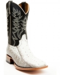 Cody James Men's Exotic Water Snake Back Cut Western Boots - Broad Square Toe | Natural | Free Delivery
