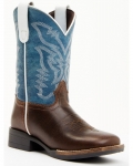Cody James Boys' Walker Western Boots - Broad Square Toe | Brown | Free Delivery