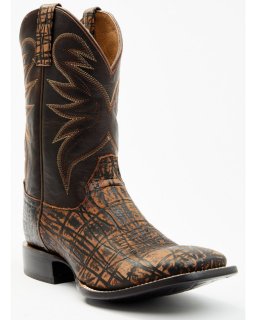 Cody James Men's McBride Western Boots - Broad Square Toe | Cognac | Free Delivery