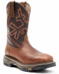 Cody James Men's ASE7 Decimator Western Work Boots - Composite Toe | Dark Brown | Free Delivery