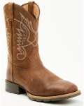 Cody James Men's Ranger Performance Western Boots - Broad Square Toe | Brown | Free Delivery