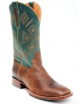 Cody James Men's Maximo Western Performance Boots - Broad Square Toe | Brown | Free Delivery